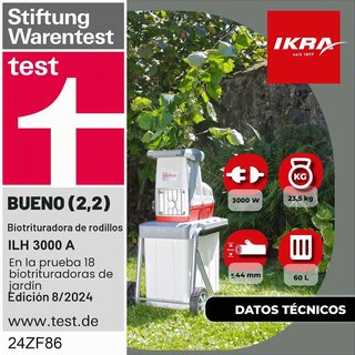 Trituradora eléctrica silenciosa Ikra ILH 3000A