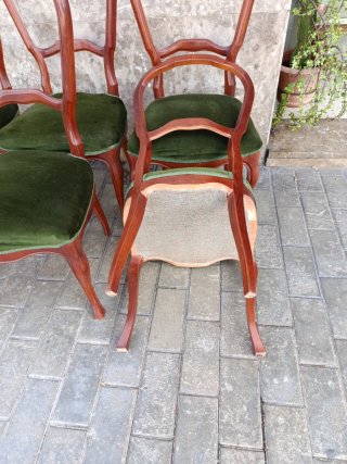 Juego de 6 Sillas de Comedor