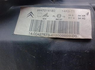 Faro derecho 964724180 citroen c3 i (fc_) 20419899