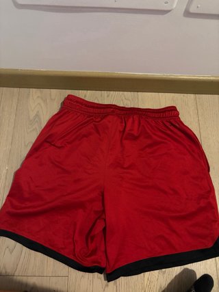Pantaloncini Basket Jordan Rossi/Neri Dry-FIT