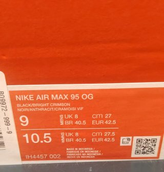 Nike Air Max 95 Talla 42.5