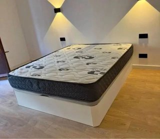 PACK Canapé blanco y Colchón 160x200 OFERTA