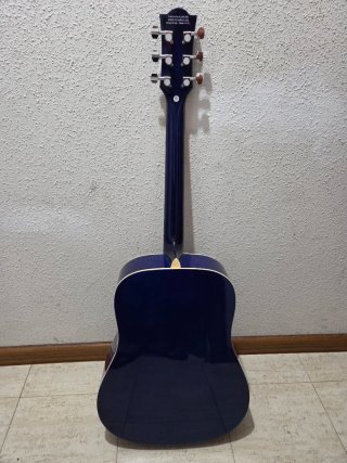 Guitarra Acústica Azul