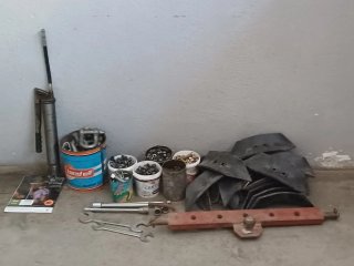 Barra tiro tractor, Apolcadoras, Bomba engrase