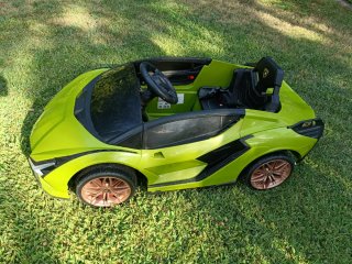 Coche Eléctrico Infantil Lamborghini Verde