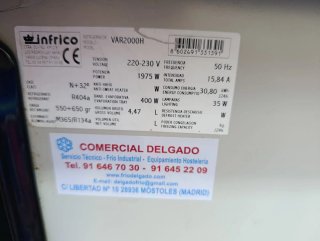 Vitrina expositora helados