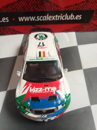 Coche Scalextric Skoda Rallye Monte Carlo 17