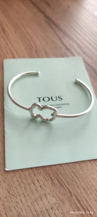 Pulsera Tous Oso Hueco Plata