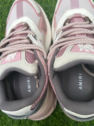 Zapatillas AMIRI Mujer Rosa y Blanco