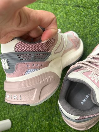 Zapatillas AMIRI Mujer Rosa y Blanco