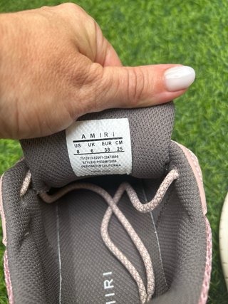 Zapatillas AMIRI Mujer Rosa y Blanco
