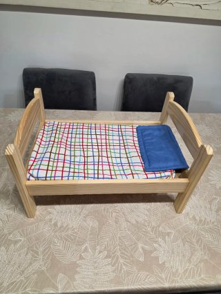 Cama Madera Muñeca Babyborn