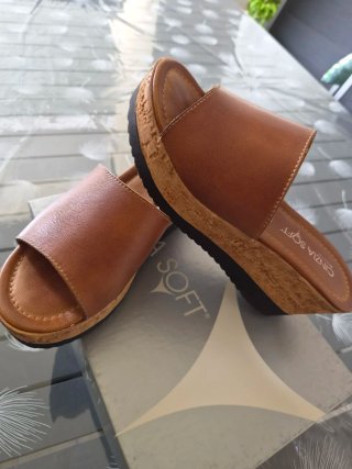 Zeppe donna Cinzia Soft marroni