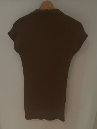 Vestido corto Zara color topo