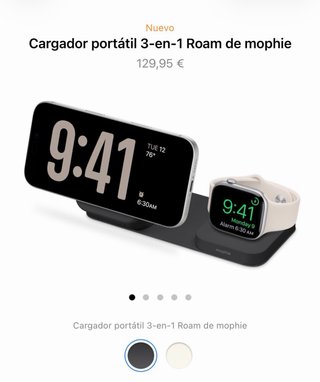 Cargador Mophie 3-en-1 Apple