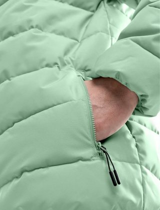 Chaqueta acolchada hombre verde