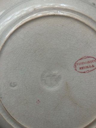 Plato hondo La Cartuja Pickman 24 cm