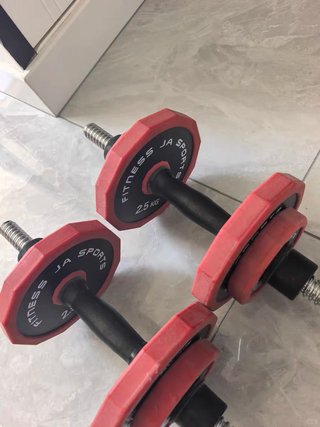 Manubri e bilanciere per palestra