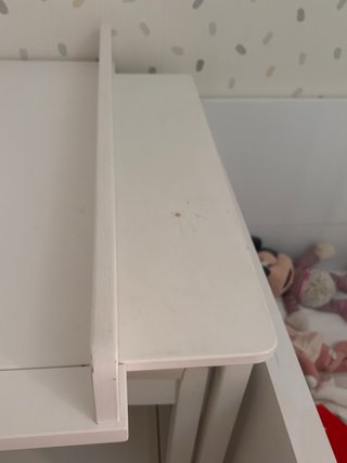 Cambiador bebé blanco con bañera