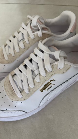 Zapatillas Puma CA Match Blancas y Rosas