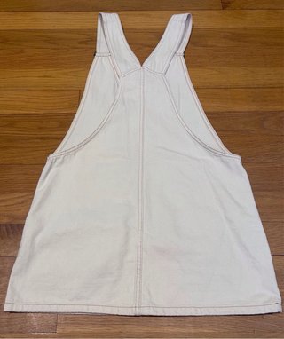 Peto vaquero beige Pull&Bear Talla M