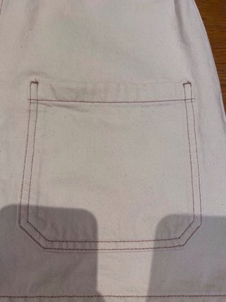 Peto vaquero beige Pull&Bear Talla M