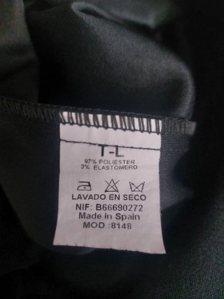 Falda Nueva Negra hasta la Rodilla Midi Talla L
