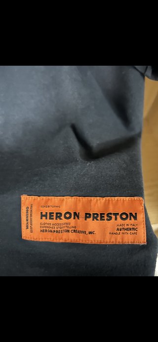Camiseta Heron Preston Talla M azul marino
