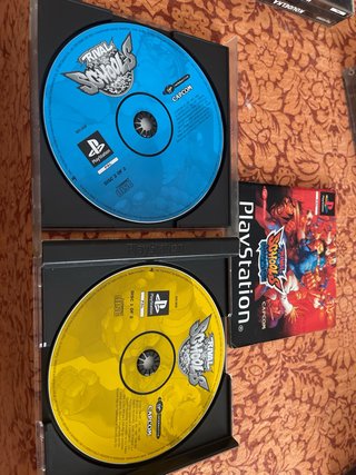 Rival Schools PS1 PAL España 100% Completo (2 Disc