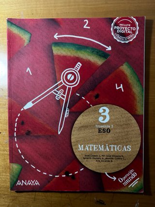 Matemáticas 3 ESO
