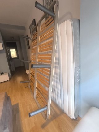 Cama Completa 150x200 cm - Colchón Élite Grafeno
