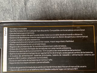 Cerradura Invisible Remock Pro PLATA Sin Uso