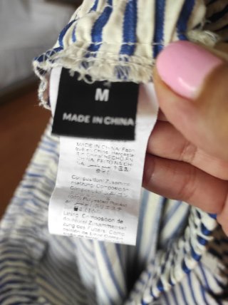Pantalones de rayas mujer