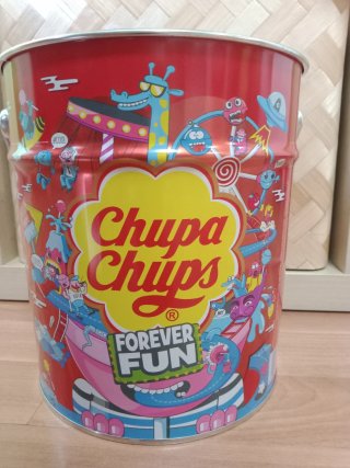 Cubo Metálico Kojak Fiesta Chupachups