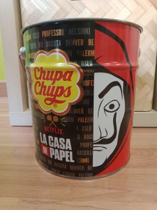 Cubo Metálico Kojak Fiesta Chupachups