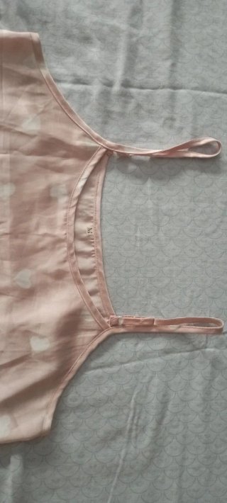 Camisón rosa estampado corazones talla M