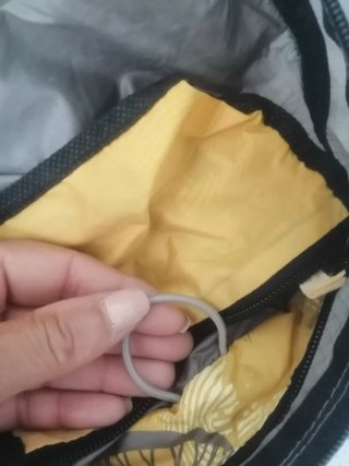 Mochila Andes amarilla y marrón
