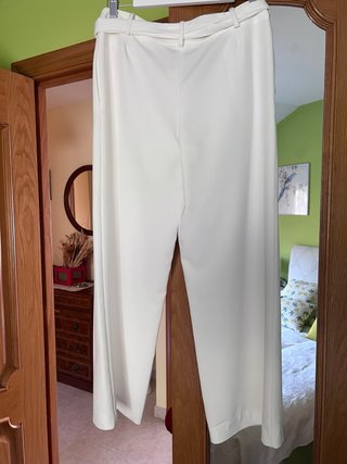 Pantalón Blanco Roberto Verino Talla M