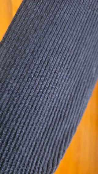 Jersey punto fino azul talla única