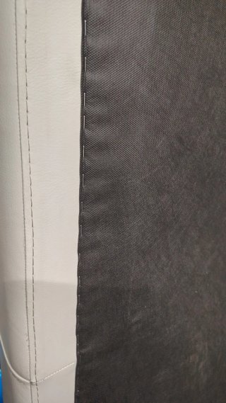 Divano in pelle 3/4 posti bianco
