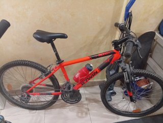 Bicicleta Rockrider 500 24' naranja