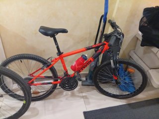 Bicicleta Rockrider 500 24' naranja