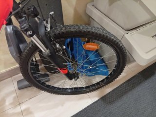 Bicicleta Rockrider 500 24' naranja