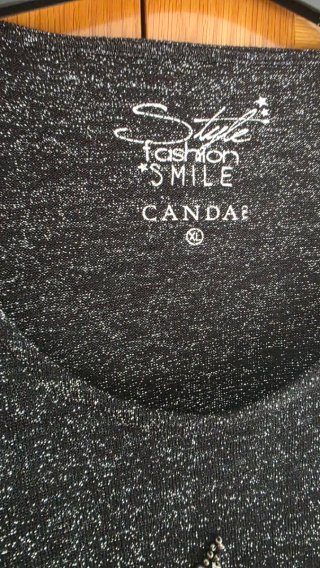 Jersey Candal Negro/Plata Talla XXXL