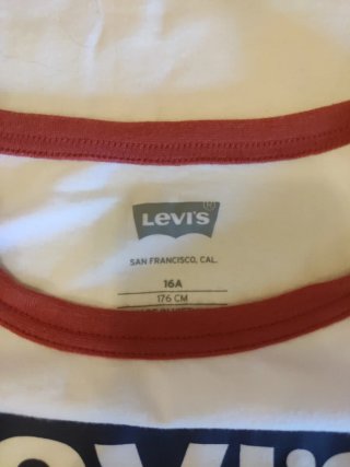 Camiseta Levi's Blanca Talla M