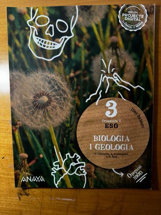 Biologia i geologia, 3 ESO, Illes Balears, Oper...