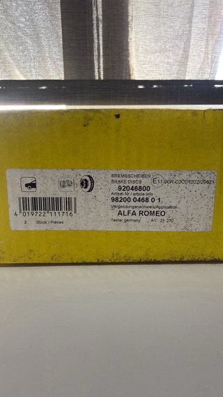 Recambios TEXTAR Alfa Romeo 147