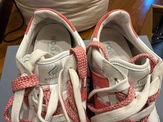 Hogan Sneakers Donna Bianco Rosa