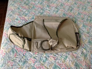 Mochila colegio Touring Club beige