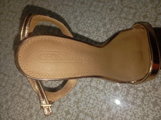 Sandalias ASOS Tacon Oro
